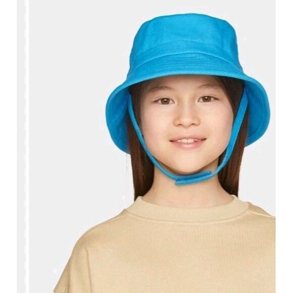 Tilley Kids Mini T1 Bucket Hat Sz Medium Bright Blue Unisex UPF 50 Outdoors New - Picture 5 of 13